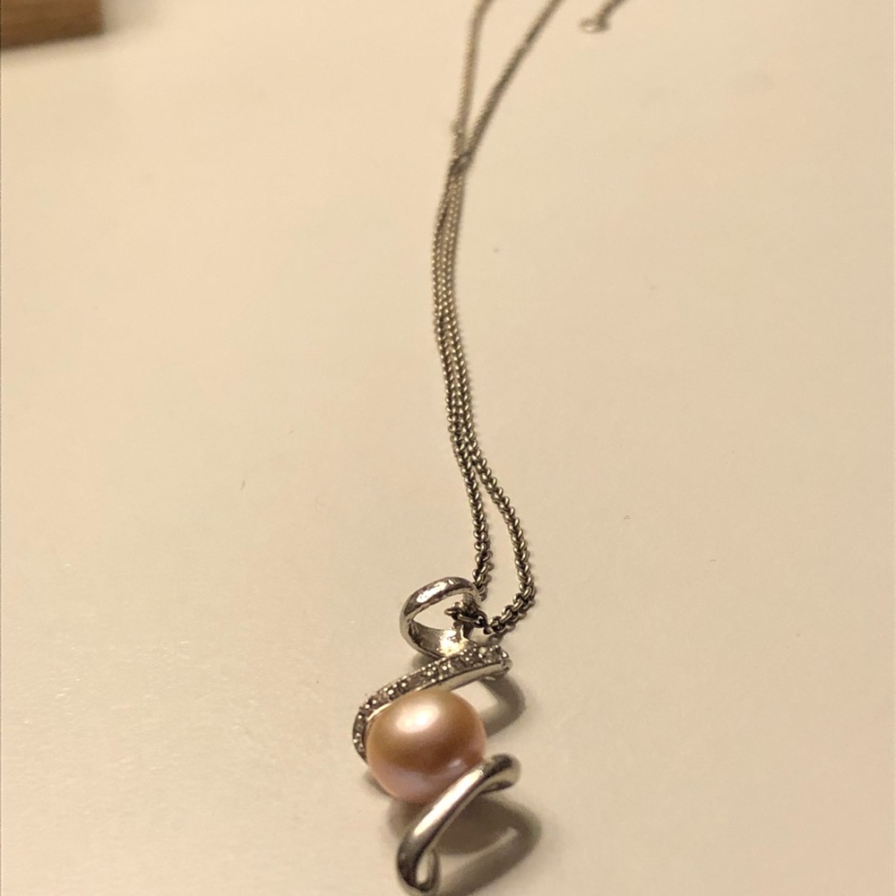 Pink Pearl Necklace